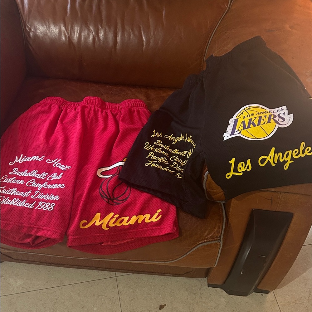 Aeropostale Miami Red and Los Angeles Black Shorts